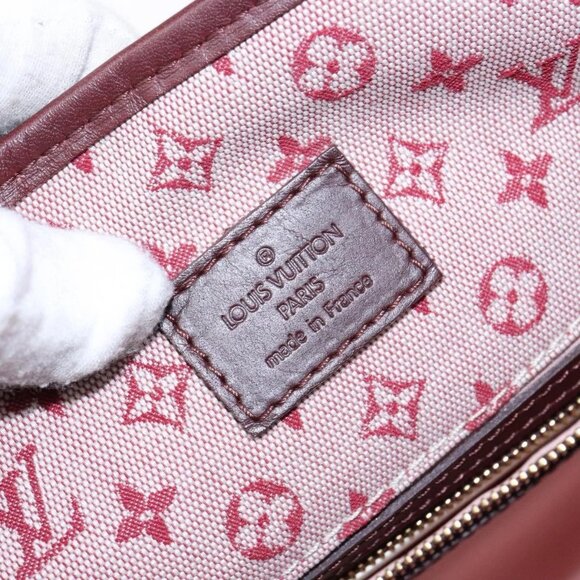 LOUIS VUITTON Monogram Mini Besace Mary Kate Bag Red M92321 LV Auth SW1479 - Picture 11 of 16